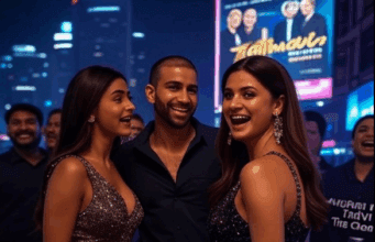 Bollywood New Releases and Controversies: Top Stories Dominating 2025 Alt text: Vibrant image of Bollywood new releases and controversies in 2025, featuring Saiyaara’s Ahaan Panday and Aneet Padda, Mohanlal’s jewellery ad with Prakash Varma, and Tanvi The Great by Anupam Kher, set in a glowing Mumbai nightscape at 10:36 PM BST, July 19.