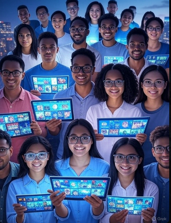 Dynamic image of how to follow tech startup news in 2025, showing tech enthusiasts with holographic feeds at 08:25 PM BST, July 13, in a vibrant cityscape with startup logos.