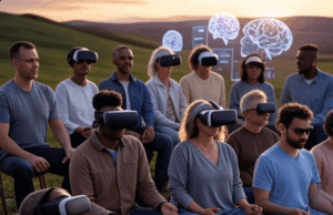 Latest Mental Health Trends 2025: Exploring Breakthroughs and Hopeful Horizons Alt text: Engaging image of latest mental health trends 2025, showing VR therapy and psilocybin sessions in a UK landscape at 10:49 PM BST, July 18.