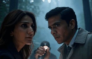 Mandala Murders on Netflix 2025: Mixed Reviews Unveiled Alt text: Image of Mandala Murders on Netflix, showing Vaani Kapoor and Vaibhav Raj Gupta in Charandaspur forest investigation.
