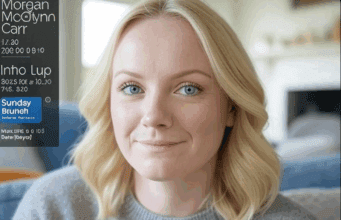 Sunday Brunch Presenter Morgan McGlynn Carr Diagnosed with Triple-Negative Breast Cancer Morgan McGlynn Carr, Sunday Brunch presenter, in a cozy grey sweater, sharing an emotional health update about her triple-negative breast cancer diagnosis on July 11, 2025, with a microphone and soft indoor background, raising cancer awareness.
