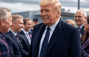 Trump’s UK Visit 2025: A Diplomatic and Cultural Spotlight Alt text: Image of Trump’s UK visit 2025, showing Trump arriving at Prestwick Airport with a warm welcome.