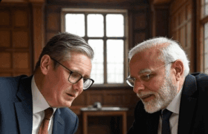 UK-India Trade Deal Seals Historic Moment 2025 Alt text: Image of UK-India Trade Deal 2025, showing Sir Keir Starmer and Narendra Modi signing at Chequers.