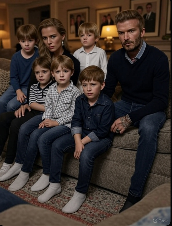 Alt text: Scene of Victoria Beckham family feud 2025, featuring a tense family gathering.