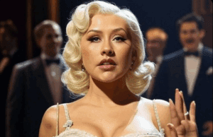 Christina Aguilera Burlesque Legacy News: Musical Revival Excites Fans Alt text: Image of Christina Aguilera Burlesque legacy news, with her on stage with the musical cast.