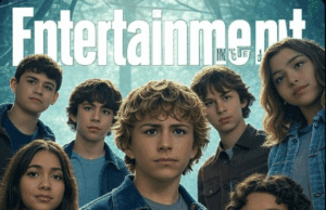Percy Jackson Cast Cover News: Season 2 Tease Unveiled Alt text: Image of Percy Jackson cast cover news, featuring cast on Entertainment Weekly cover.